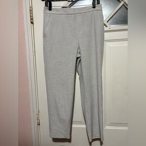 Banana Republic Light Gray Cropped Tailored Pants